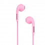 Навушники (дротові) M39 Rhyme sound earphones with microphone 3.5mm, Pink