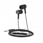 Навушники (дротові) M54 Pure music wired earphones with mic 3.5mm, Black