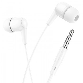 Навушники (дротові) M97 Enjoy universal earphones with mic 3.5mm, White