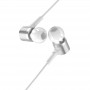 Навушники (дротові) M54 Pure music wired earphones with mic 3.5mm, White