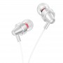 Навушники (дротові) M90 Delight wire-controlled earphones with microphone 3.5mm, Light silver