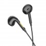 Навушники (дротові) M92 Plumelet wire-controlled earphones with mic 3.5mm, Black