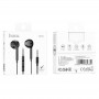Навушники (дротові) M101 Crystal joy wire-controlled earphones with microphone 3.5mm, Black
