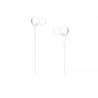 Навушники (дротові) M19 Drumbeat universal earphone with mic 3.5mm, White