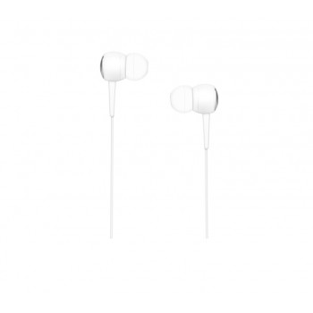 Навушники (дротові) M19 Drumbeat universal earphone with mic 3.5mm, White