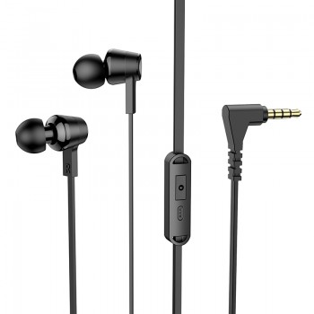 Наушники (проводные) M86 Oceanic universal earphones with mic 3.5mm, Black