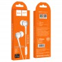 Навушники (дротові) M19 Drumbeat universal earphone with mic 3.5mm, White