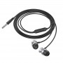 Навушники (дротові) M106 Fountain metal universal earphones with microphone 3.5mm, Metal gray
