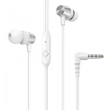 Навушники (дротові) M79 Cresta universal earphones with microphone 3.5mm, White