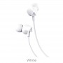 Навушники (дротові) M60 Perfect sound universal earphones with mic 3.5mm, White