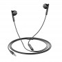 Навушники (дротові) M93 wire control earphones with microphone 3.5mm, Black