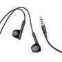Навушники (дротові) M93 wire control earphones with microphone 3.5mm, Black