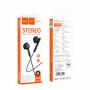 Навушники (дротові) M93 wire control earphones with microphone 3.5mm, Black