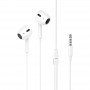 Навушники (дротові) M101 Max Crystal grace wire-controlled earphones with microphone 3.5mm, White