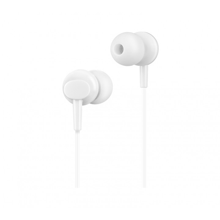 Наушники (проводные) M14 initial sound universal earphones with mic 3.5mm, White