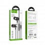 Навушники (дротові) M87 String wired earphones with with microphone 3.5mm, Gloomy black