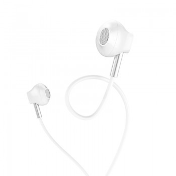 Наушники (проводные) M57 Sky sound universal earphones with mic 3.5mm, White