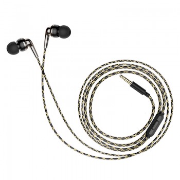 Навушники (дротові) M71 Inspiring universal earphones with mic 3.5mm, Black