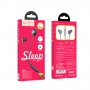 Навушники (дротові) M89 Comfortable universal silicone sleeping earphones with mic 3.5mm, Black