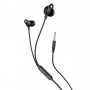Навушники (дротові) M89 Comfortable universal silicone sleeping earphones with mic 3.5mm, Black
