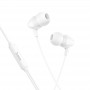 Навушники (дротові) M94 universal earphones with microphone 3.5mm, White