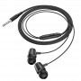 Навушники (дротові) M88 Graceful universal earphones with mic 3.5mm, Black