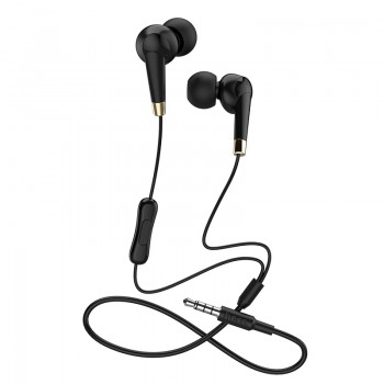 Наушники (проводные) M58 Amazing universal earphones with mic 3.5mm, Black