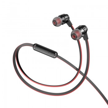 Навушники (дротові) M85 Platinum sound universal earphone with mic 3.5mm, Magic black night