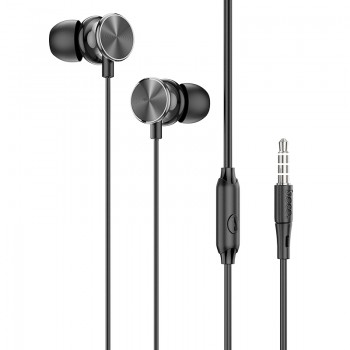 Наушники (проводные) M96 Platinum universal headphones with microphone 3.5mm, Deep black