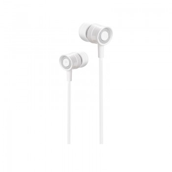Навушники (дротові) M37 pleasant sound universal earphones with microphone 3.5mm, White