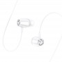 Навушники (дротові) M88 Graceful universal earphones with mic 3.5mm, White