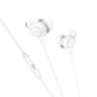 Навушники (дротові) M89 Comfortable universal silicone sleeping earphones with mic 3.5mm, White