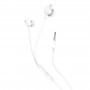 Навушники (дротові) M89 Comfortable universal silicone sleeping earphones with mic 3.5mm, White