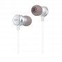 Навушники (дротові) M16 Ling sound metal universal earphone with mic 3.5mm, Silver