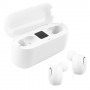 Бездротові навушники TWS F9 5.0 з кейсом, power bank, white