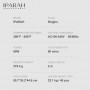 Випрямляч для волосся IPARAH P-123, 150-220 ° C, титанове покриття, LED display, 50 W