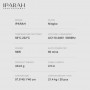 Випрямляч для волосся IPARAH P-128B GREY, 39мм, 50-232 ° C, керамічне покриття, 50 W, LED display