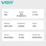 Випрямляч для волосся VGR V-519S WHITE, 100-230 ° C, керамічне покриття 38 мм, 70 W, LED display