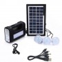 Портативна сонячна станція BL-80172, Power Bank, Li-Ion акумулятор, сонячна батарея, ЗУ 220V, Box