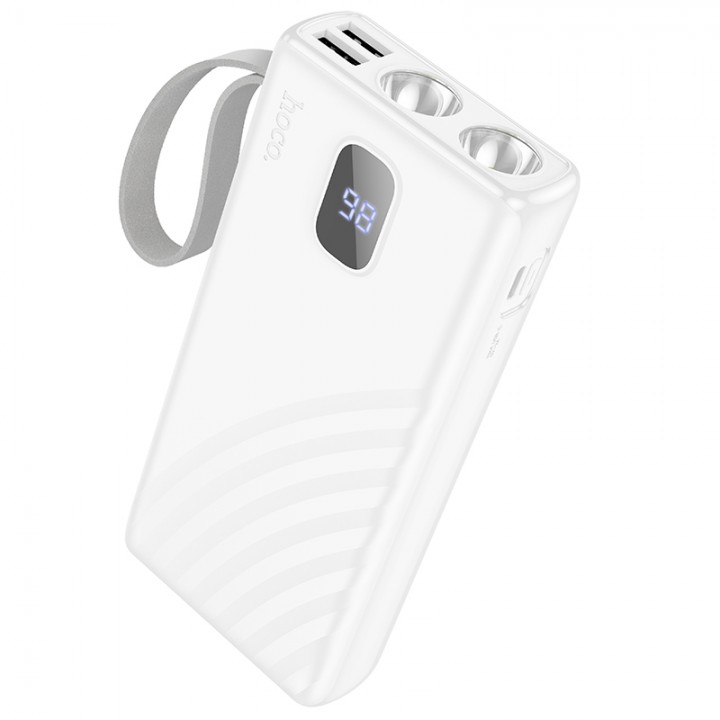 Power Bank Hoco J129A Nature flashlight (20000mAh), White