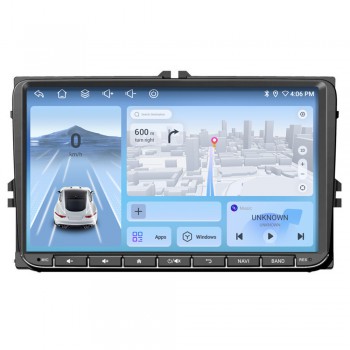 Автомагнітола універсальна штатна VW ANDROID 9" DSP 4G v2