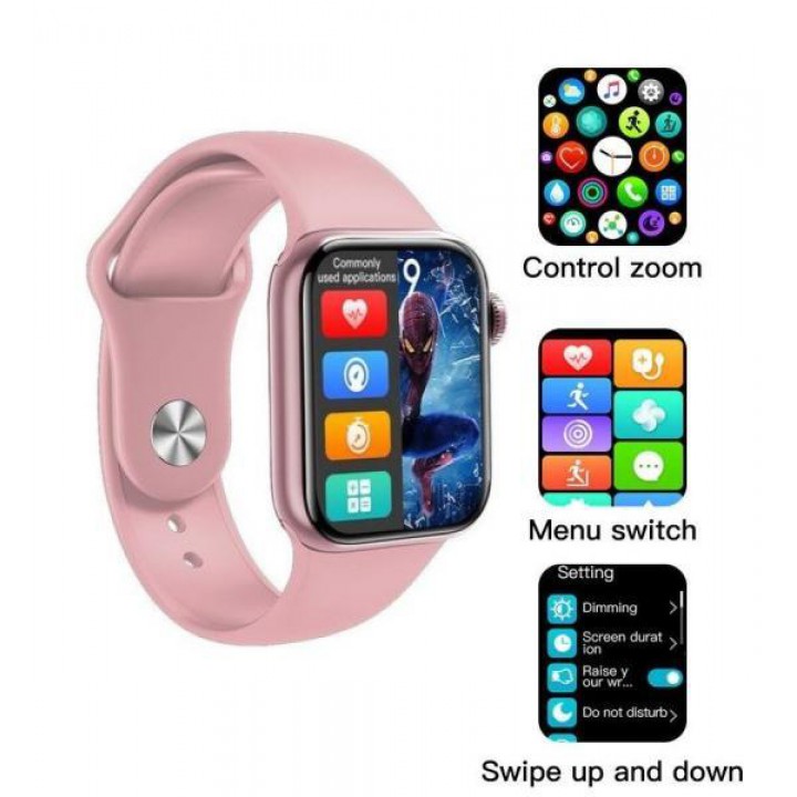 Smart Watch M16 mini, WearfitPro, 38mm Aluminium, pink