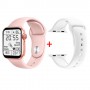 Smart Watch Series 6 Z32 PRO, 44mm Aluminium, 2 ремешка, pink/white