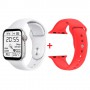 Smart Watch Series 6 Z32 PRO, 44mm Aluminium, 2 ремешка, red/white