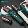 Фен-стайлер VGR 2 в 1 V-498 GREEN, Professional, 1000-1200 Вт