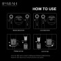 Фен-стайлер IPARAH 6 в 1 P-500W WHITE, 6 насадок, 3 режими, 4 режими температури, 110000 RPM, 1400W