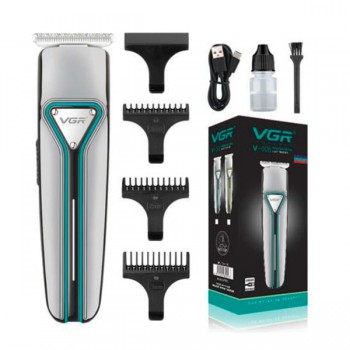 Машинка (триммер) для стрижки волосся та бороди VGR V-008, Professional, 3 насадки, вбуд. акумулятор.