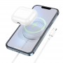 Бездротовий зарядний пристрій Hoco CW47 Original series 15W magnetic wireless fast charger, Silver