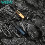 Тример VGR 2 в 1 V-626 BLUE, 2 насадки (для носу та волосся)