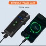 Велофара із сигналом FY-336-4T6, power bank, выносная кнопка, Waterproof, Li-Ion аккум., ЗУ microUSB, Box